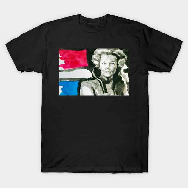 Queen Beatrix of The Netherlands T-Shirt by khairzul